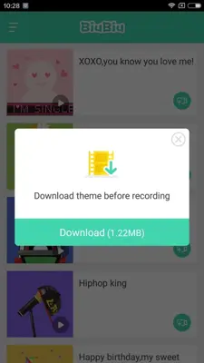 BiuBiu-Selfie Sticker Video android App screenshot 3