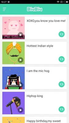 BiuBiu-Selfie Sticker Video android App screenshot 5